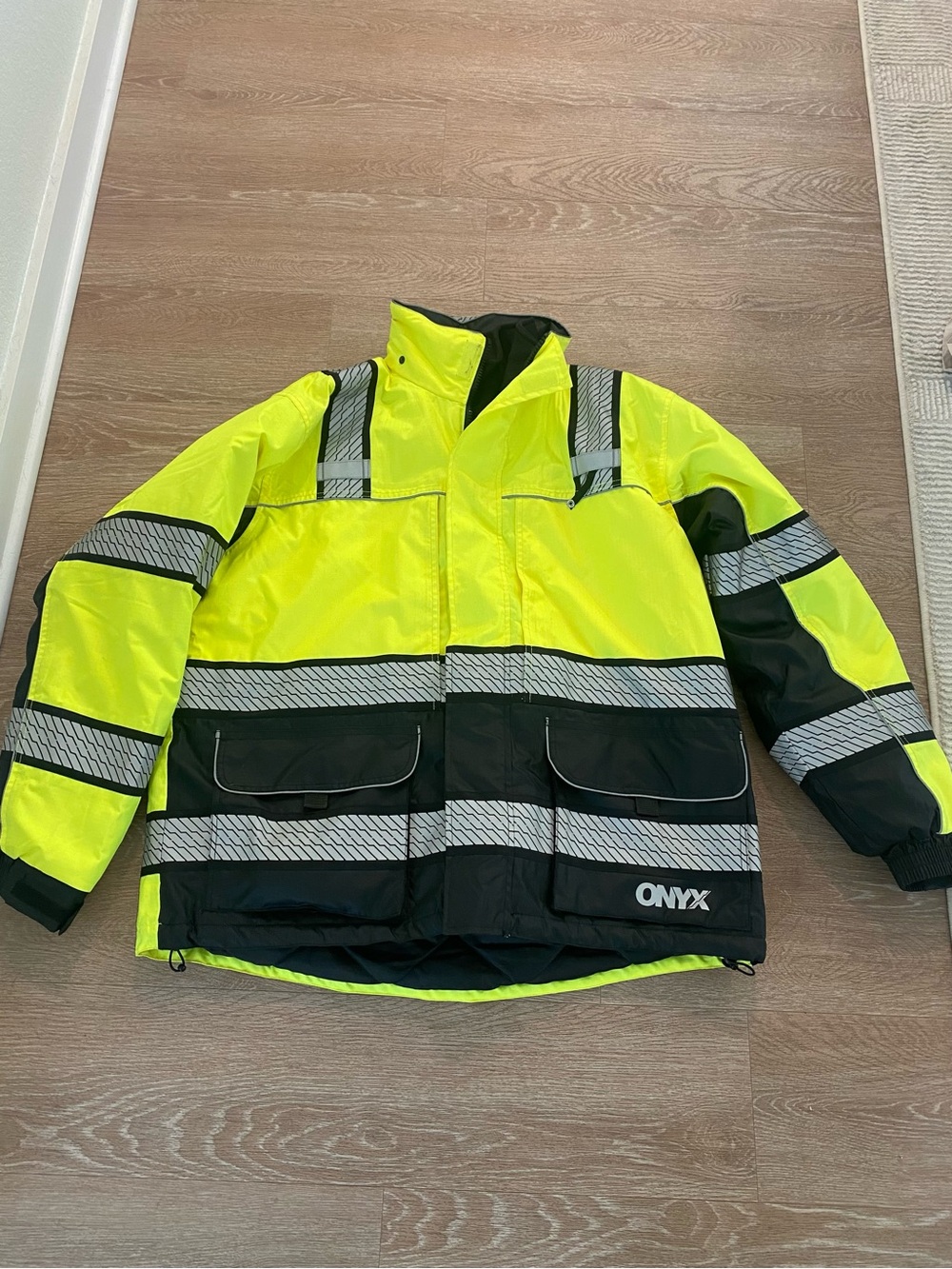 GSS Safety 8505 Type R Class 3 ONYX 3-in-1 Winter Parka Work Jacket - Yellow/Lim